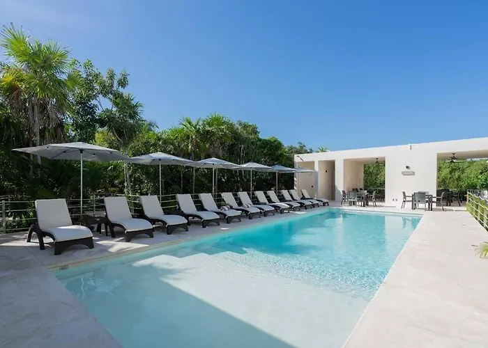Bay With Access To The 7 Rooftop Pools Apartamento Akumal